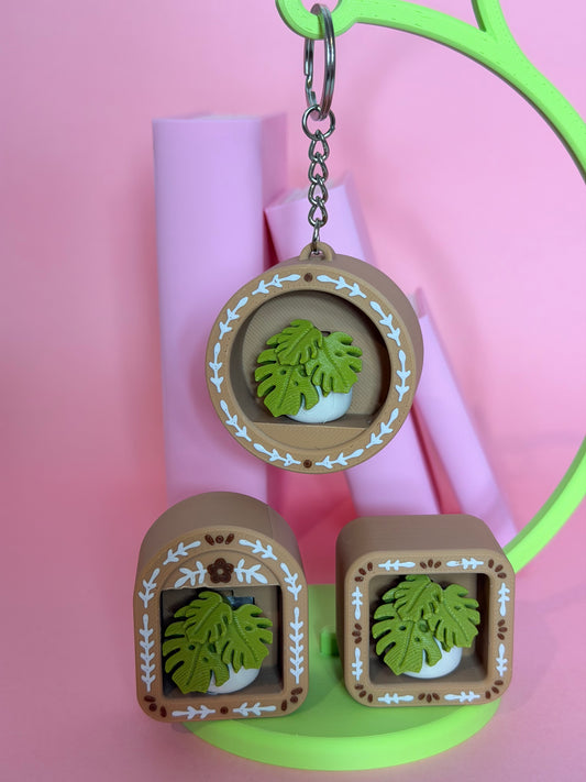 Monstera Mini Book Nook Clicker